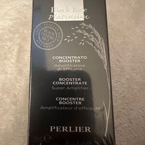 NIB PERLIER BLACK RICE PLATINUM BOOSTER CONCENTRATE
